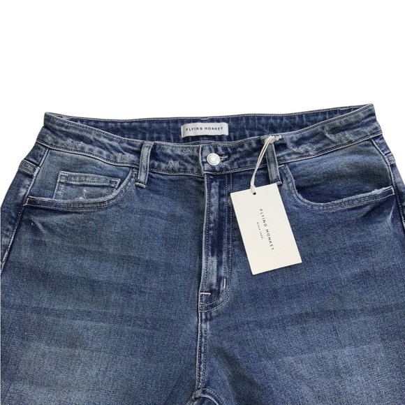 Flying Monkey 🌸Black Label🌸 Mid-Rise Ankle Skinny Stretch Jean - SZ 31 - Picture 4 of 6